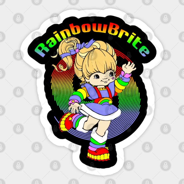 Rainbow Brite Sticker by den.make